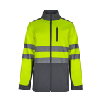Veste softshell de travail doublure polaire polyester 280 g/m² Velilla couleur gris deuxième vue