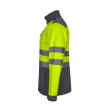 Veste softshell de travail doublure polaire polyester 280 g/m² Velilla couleur gris troisième vue