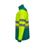Veste softshell de travail doublure polaire polyester 280 g/m² Velilla couleur vert troisième vue