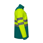 Veste softshell de travail doublure polaire polyester 280 g/m² Velilla couleur vert quatrième vue