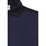 Polo de travail piqué unisexe manches courtes polyester 200 g/m² Velilla couleur bleu cinquième vue