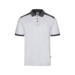 Polo de travail piqué unisexe manches courtes polyester 200 g/m² Velilla couleur blanc deuxième vue