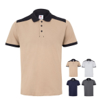 Polo de travail piqué unisexe manches courtes polyester 200 g/m² Velilla diverses couleurs