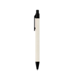 Stylo en aluminium recyclé issu de briques de lait, encre bleue couleur noir
