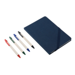Stylo en aluminium recyclé issu de briques de lait, encre bleue