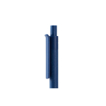 Stylo fabriqué à partir de boîtes de lait en carton, encre bleue couleur bleu troisième vue