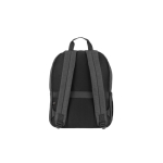 Sac à dos en polyester recyclé avec doublure pour ordinateur 16” couleur gris foncé deuxième vue