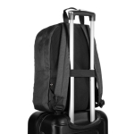 Sac à dos en polyester recyclé avec doublure pour ordinateur 16” couleur gris foncé cinquième vue