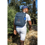 Sac à dos matelassé en polyester recyclé pour ordinateur 15,6” vue d'ambiance