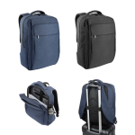 Sac à dos matelassé en polyester recyclé pour ordinateur 15,6'' diverses couleurs