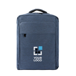Sac à dos matelassé en polyester recyclé pour ordinateur 15,6” avec zone d'impression