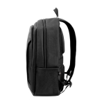 Sac à dos en polyester recyclé déperlant pour PC 17,3” couleur noir troisième vue