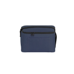 Sac isotherme en polyester recyclé avec bandoulière réglable 6L couleur bleu première vue