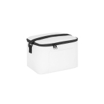 Sac isotherme en polyester recyclé avec bandoulière réglable 6L couleur blanc