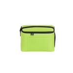 Sac isotherme en polyester recyclé avec bandoulière réglable 6L couleur vert clair première vue