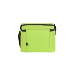 Sac isotherme en polyester recyclé avec bandoulière réglable 7 L couleur vert clair deuxième vue