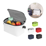 Sac isotherme en polyester recyclé avec bandoulière réglable 6L diverses couleurs