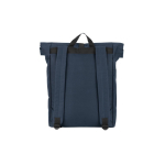 Sac à dos polyvalent avec fermeture roulante pour ordinateur 17,3” couleur bleu deuxième vue