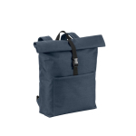 Sac à dos polyvalent avec fermeture roulante pour ordinateur 17,3” couleur bleu