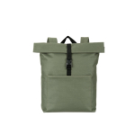 Sac à dos polyvalent avec fermeture roulante pour ordinateur 17,3” couleur vert foncé première vue