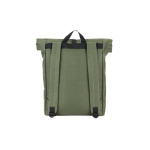Sac à dos polyvalent avec fermeture roulante pour ordinateur 17,3” couleur vert foncé deuxième vue
