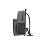 Sac à dos isotherme pique-nique en polyester recyclé avec ustensiles couleur gris foncé quatrième vue