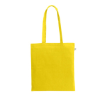 Sac de courses en coton biologique avec longues anses 140 g/m² couleur jaune