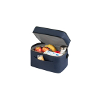 Sac isotherme en polyester recyclé avec bandoulière réglable 12L couleur bleu quatrième vue