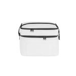 Sac isotherme en polyester recyclé avec bandoulière réglable 12L couleur blanc première vue