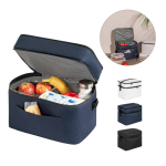 Sac isotherme en polyester recyclé avec bandoulière réglable 12L diverses couleurs
