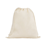 Sac à dos en corde naturel entièrement en coton 140 g/m² couleur naturel