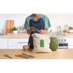 Sac à dos en corde naturel entièrement en coton 140 g/m² première vue