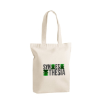Sac de courses naturel en coton avec anses longues 220 g/m² couleur naturel image avec logo