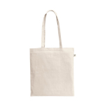 Sac de courses en coton bio avec anses longues 180 g/m² diverses couleurs
