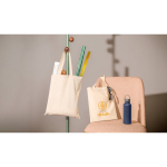 Sac polyvalent naturel en coton et polyester avec anses 140 g/m² première vue