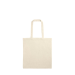 Sac de courses entièrement en coton 140 g/m² couleur naturel
