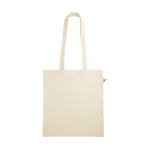 Sac de courses en coton bio avec anses longues 140 g/m² couleur naturel