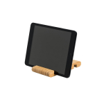 Support pour téléphone en bambou avec deux fentes de chaque côté couleur naturel cinquième vue