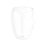 Verre en verre avec isolation d’air à double paroi 350ml couleur transparent