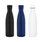 Bouteille isotherme en acier inoxydable avec bouchon antifuite 520ml diverses couleurs