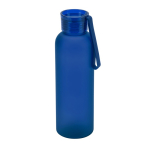Bouteille en RPET avec finition mate et bouchon antifuite 600ml couleur bleu première vue