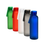 Bouteille en RPET avec finition mate et bouchon antifuite 600ml diverses couleurs