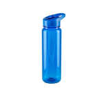 Bouteille de sport en RPET avec finition translucide brillante 750ml couleur bleu
