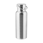 Bouteille en acier inoxydable partiellement recyclé 810ml couleur argenté mat