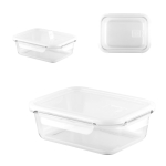 Boîte hermétique en verre borosilicate capacité 1 L diverses couleurs
