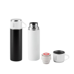 Bouteille en acier inoxydable à double paroi avec finition mate 490ml diverses couleurs