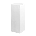 Bouteille en inox idéale pour la sublimation à double paroi 1L couleur blanc avec boîte