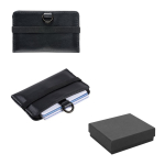 Portefeuille avec blocage RFID pour transporter cartes et pièces diverses couleurs