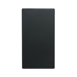 Batterie externe fine et résistante en acier inoxydable 5 000 mAh couleur noir première vue