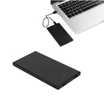 Batterie externe fine et résistante en acier inoxydable 5 000 mAh diverses couleurs
